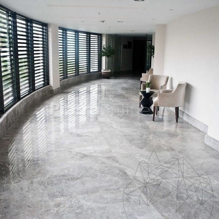 Tundra Grey Polished Marble 50 x 30 x 2 cm Stock Clearance