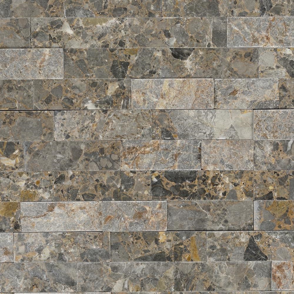 Titanium Marble Wall Cladding Panel 15 x 60 cm