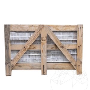 Classic Cross Cut Tumbled Travertine, 10 x 10 x 1 cm - Economy