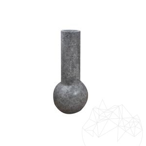 Autograph-Milano Decorative Tundra Marble Vase 50 x 20 x 10 cm