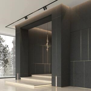Black Crystal Velvet Design Slab Granite 3CM