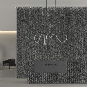 Black Diamond Lineal Extreme Light Design Slab Granite 3CM