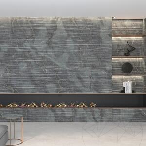 Black Forest Lineal Design Slab Granite 3CM