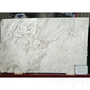 Calacatta Lucina Polished Marble cut-to-size slabs, 3 cm - Special Projects Item
