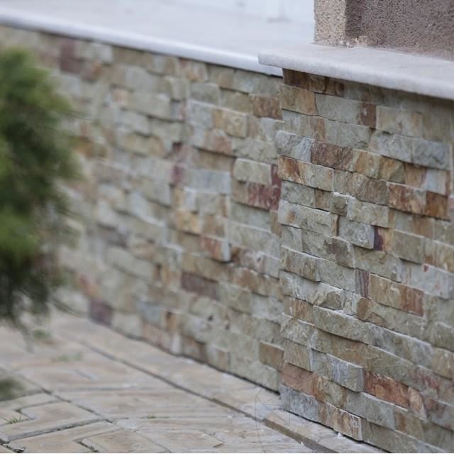 Decorative natural stone Sparta Limestone Wall Cladding Panel 15 x 60