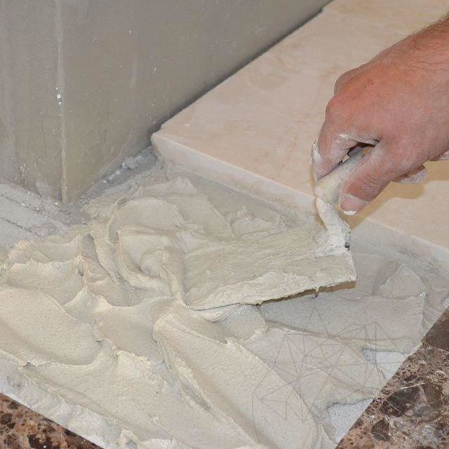 How to apply tile adhesive 