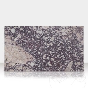 Arabescato Violet Polished Marble 60 x 30 x 2 cm (Translucent)