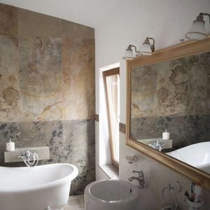 Flexible Slate SKIN Ultra-Flex 2mm - Indian Autumn, 122 x 61cm | Stone for Walls, Furniture, Facades and Wet Areas