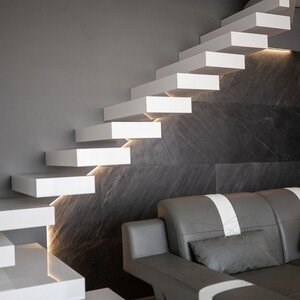 Flexible Slate SKIN Ultra-Flex 2mm - Black Line, 122x61 cm | Stone for Walls, Furniture, Facades and Wet Areas