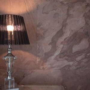 Flexible Slate SKIN Ultra-Flex 2mm - Terra Red, 122x61 cm | Stone for Walls, Furniture, Facades and Wet Areas