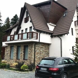 Slate Homa 3D Strips | Decorative Stone for Vertical Cladding, Exterior-Interior (10-12/pallet)