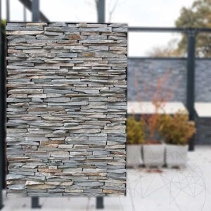 Slate Kavala 3D Strips | Decorative Stone for Vertical Cladding, Exterior-Interior (10-12/pallet)