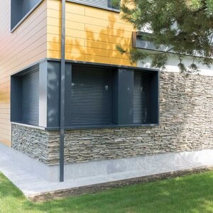 Slate Kavala 3D Strips | Decorative Stone for Vertical Cladding, Exterior-Interior (10-12/pallet)