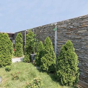 Slate Kavala 3D Strips | Decorative Stone for Vertical Cladding, Exterior-Interior (10-12/pallet)