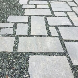 Kavala Hand Cut Roman Pattern Riven Slate 2.5-4.5 cm