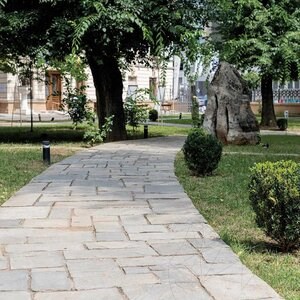 Kavala Hand Cut Roman Pattern Riven Slate 2.5-4.5 cm