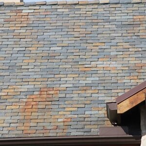 Multicolored Riven & Chiseled Edge Slate 15 x 30 cm - (Roof & Claddings)