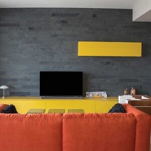 Nero Brushed Slate, 60 x 10 x 1 cm