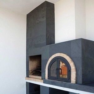 Nero Brushed Slate, 60 x 30 x 1 cm