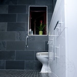 Nero Brushed Slate, 60 x 30 x 1 cm