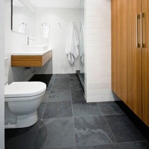 Nero Brushed Slate, 60 x 30 x 1 cm