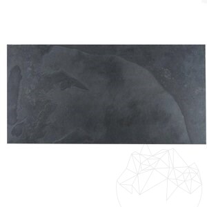 Nero Brushed Slate, 60 x 30 x 1 cm