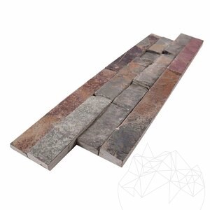 Mini Multi "Z" Slate Wall Cladding Panel 15 x 60 x 0.8-1.2 cm