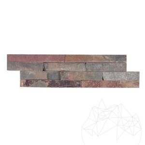 Mini Multi "Z" Slate Wall Cladding Panel 15 x 60 x 0.8-1.2 cm