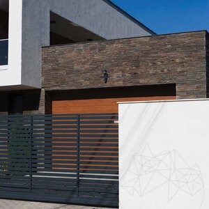 Multi Slate Stripes Wall Cladding Panel, 15 x 60 cm