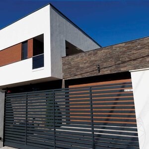 Multi Slate Stripes Wall Cladding Panel, 15 x 60 cm
