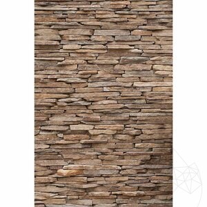 Slate Rusty Brown 3D Strips | Decorative Stone for Vertical Cladding, Exterior-Interior (10-12/pallet)