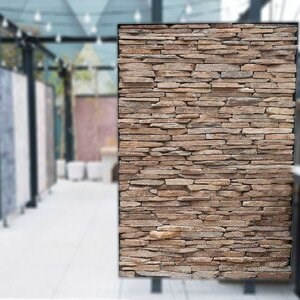 Slate Rusty Brown 3D Strips | Decorative Stone for Vertical Cladding, Exterior-Interior (10-12/pallet)