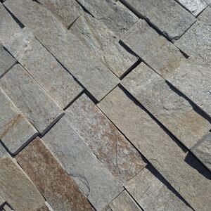Slate Sahara Natur, 5 cm x LL x 1.3cm | Decorative Stone - Vertical Tiles, Outdoor-Indoor (25sqm/pallet)