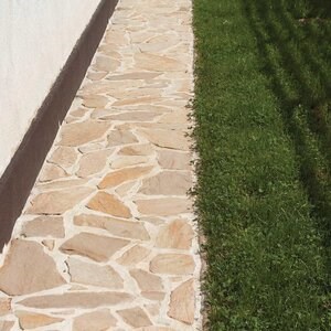 Rhodos Lespezi Polygonal Slate Rhodos Lespezi - Natural Stone for Pavers, Garden Steps, Paths (1 sqm = 3-5 pieces)