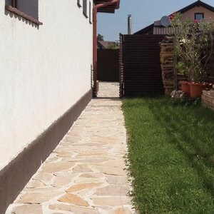 Rhodos Lespezi Polygonal Slate Rhodos Lespezi - Natural Stone for Pavers, Garden Steps, Paths (1 sqm = 3-5 pieces)