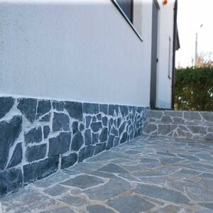 Laguna Green Polygonal Slate - Natural Stone for Interior / Exterior | Fronts, Pavings and Walkways