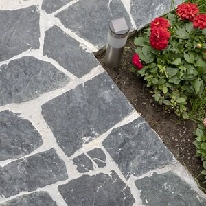 Laguna Green Polygonal Slate - Natural Stone for Interior / Exterior | Fronts, Pavings and Walkways