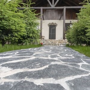 Laguna Green Polygonal Slate - Natural Stone for Interior / Exterior | Fronts, Pavings and Walkways