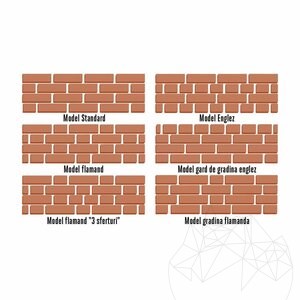 Deco Brick - Traditional decorative brick, 17 x 8 x 5 cm