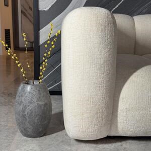 Autograph-Pisa Decorative Tundra Marble Vase, 30 x 20 x 20 cm