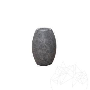 Autograph-Pisa Decorative Tundra Marble Vase, 30 x 20 x 20 cm