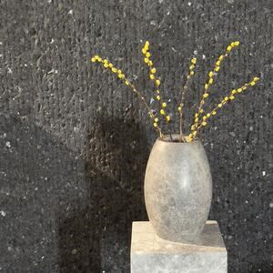 Autograph-Pisa Decorative Tundra Marble Vase, 30 x 20 x 20 cm