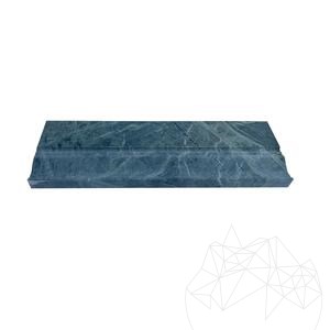 Teos Green Marble M10 Moulding, 10 x 30.5 x 2 cm