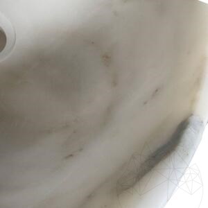 Bathroom Sink - Arabescato Oro Marble RS-24, 42 x 15 cm