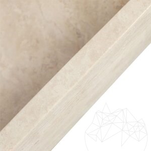 Bathroom Sink Arco Classic Travertine SRVS, 55 x 45 x 12 cm