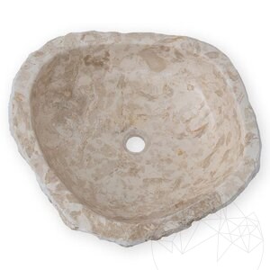 Bathroom sink - Cream Natura Limestone