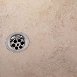 Bathroom Sink Matia Classic Travertine BRTA, 50 x 40 x 13 cm