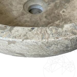 Bathroom Sink Matia Latte Travertine RS-5 42 x 15 cm 