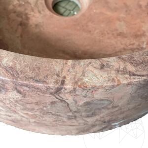 Bathroom Sink Matia Red Opium Travertine RS-12 