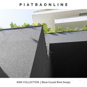 Black Crystal Rock Design Slab Granite 2CM